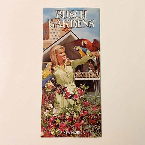 Vintage 1960s Busch Gardens Tampa Florida Wildlife Brochure Travel Brochure - Picture 8 of 10